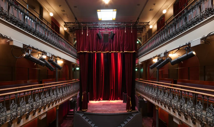 The interior of the newly restored Hoxton Hall