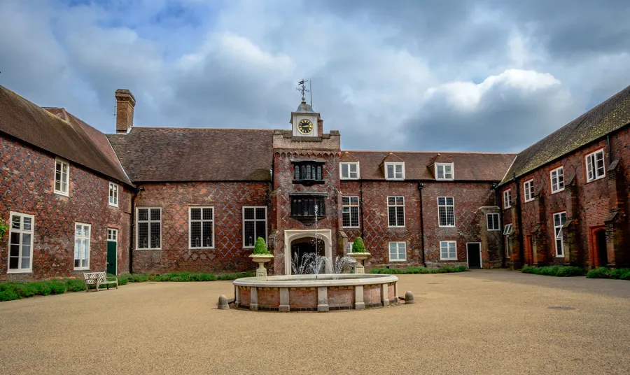 Tudor courtyard at Fulham Palace