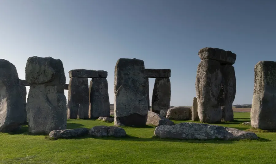 A view of Stonehenge 