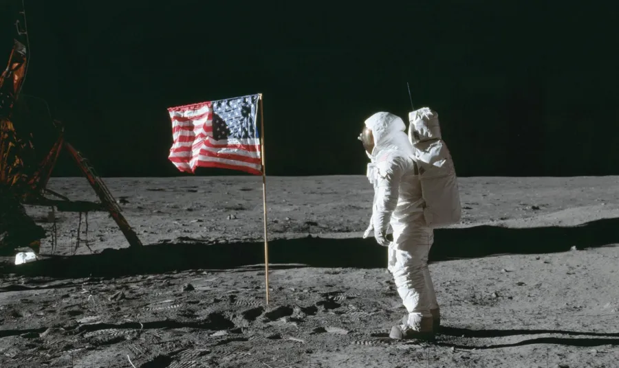 astronaut on the moon