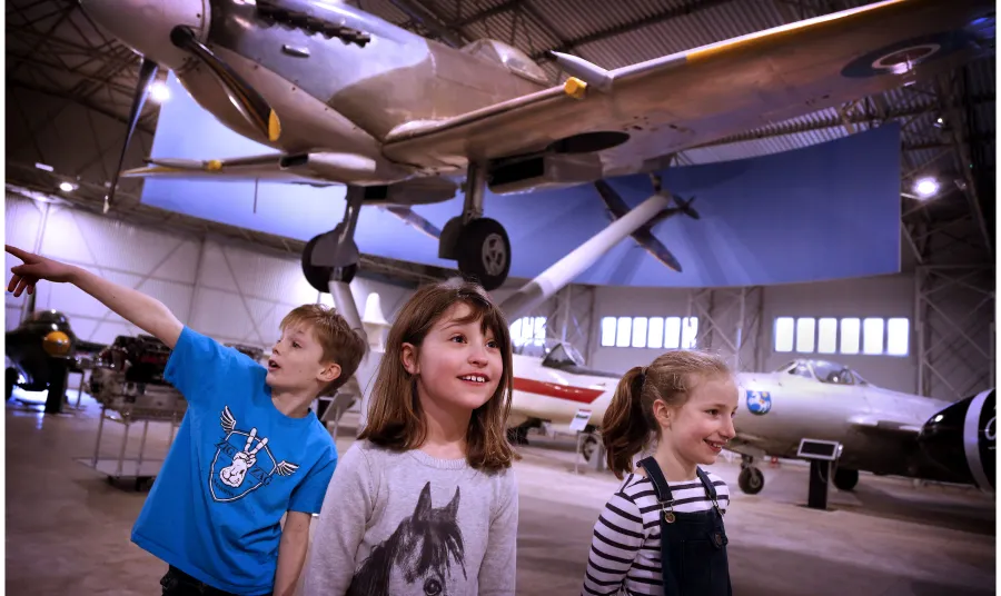 Inside the Military Aviation Hangar 