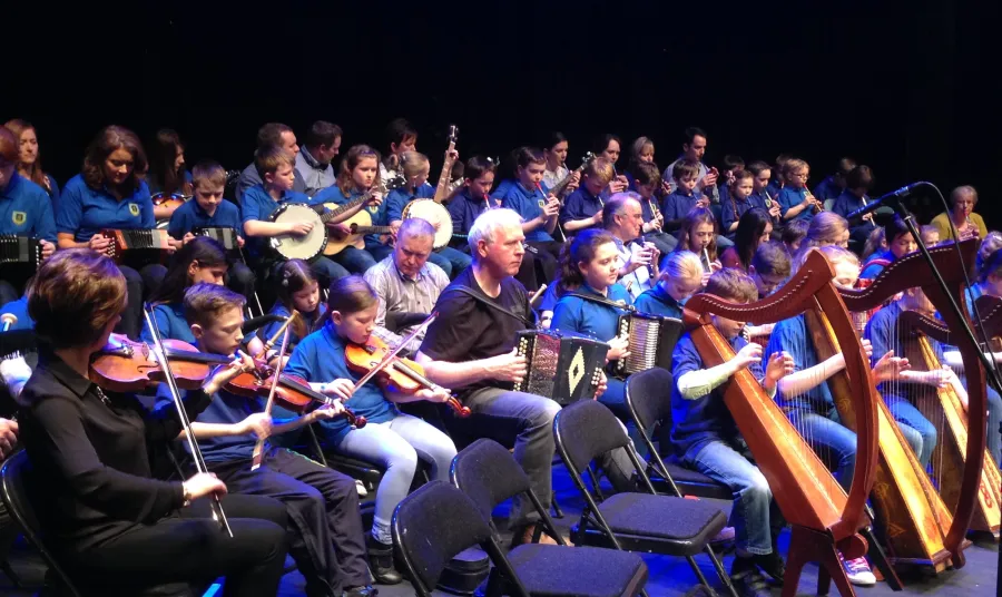 Musicians from the Armagh Pipers
