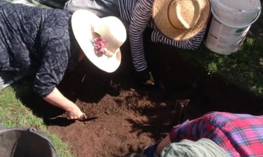 Archaeological activity at Big Dig Ewyas