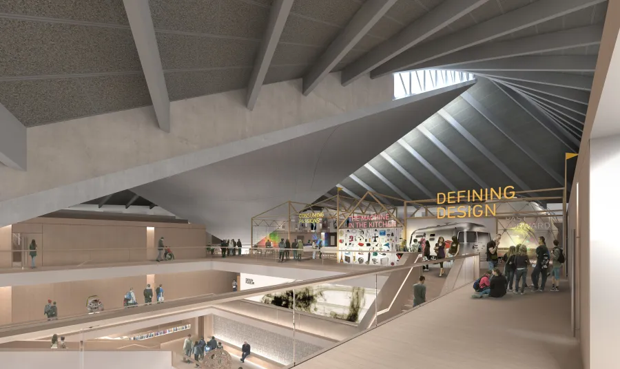 Artists impression of the Design Museum in Kensington 
