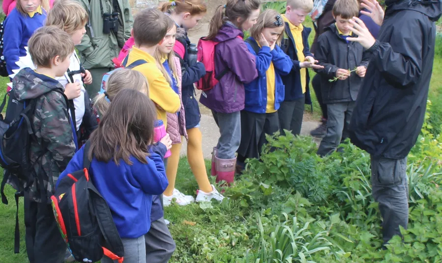 Local pupils exploring the Dog Kennel Lane circuit