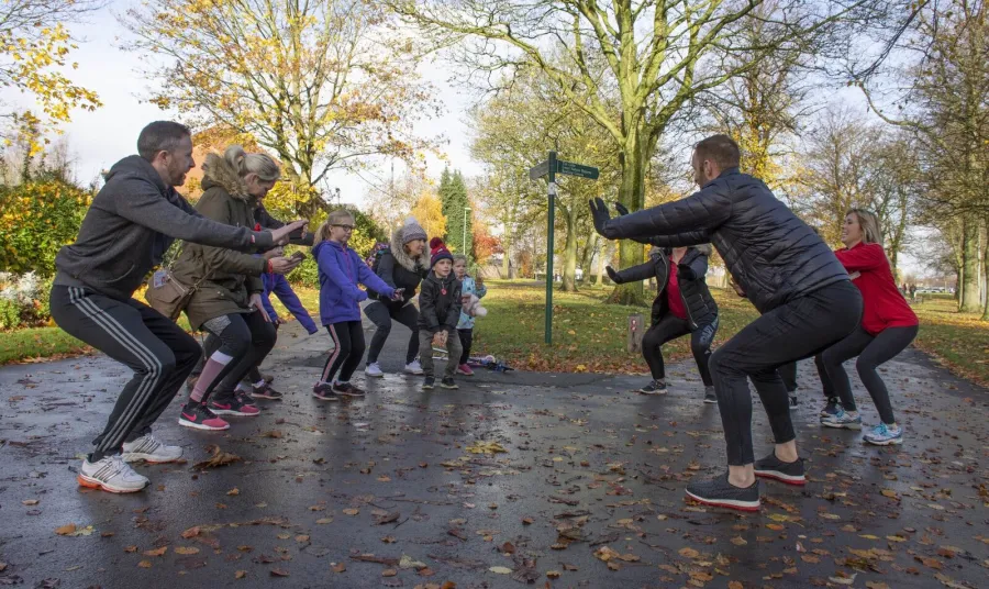 Exercising at historic trail that links Ashfield to Mansfield