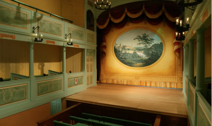 Interior of Georgian Theatre Royal