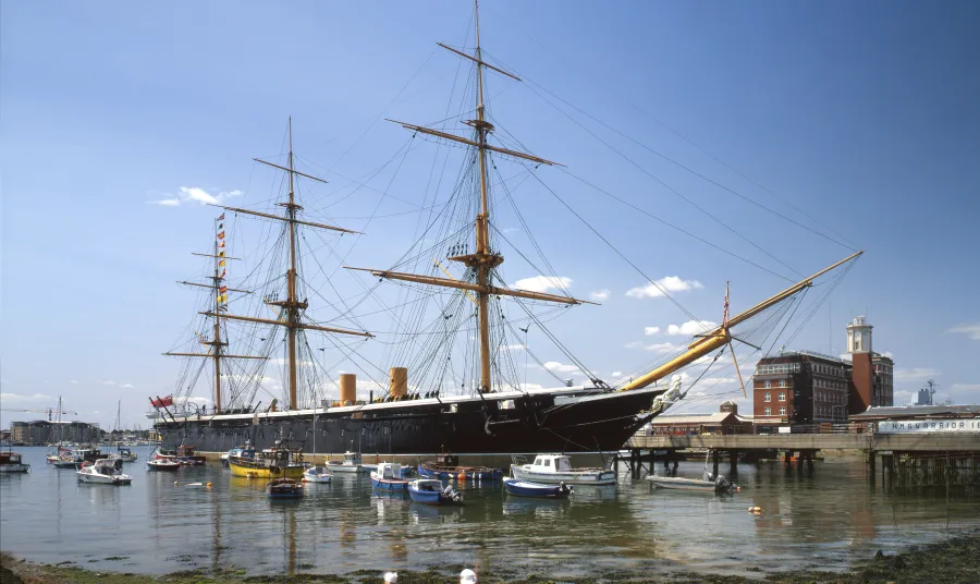 HMS Warrior 1860 at Portsmouth Historic Dockyard