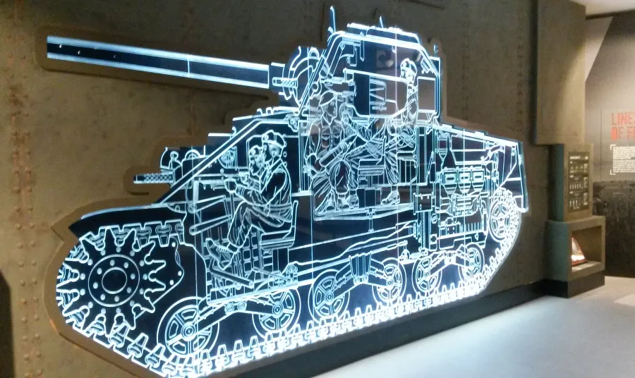 York Army Museum Zone One tank