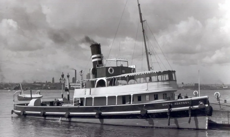 The Daniel Adamson in 1947 at Pier head
