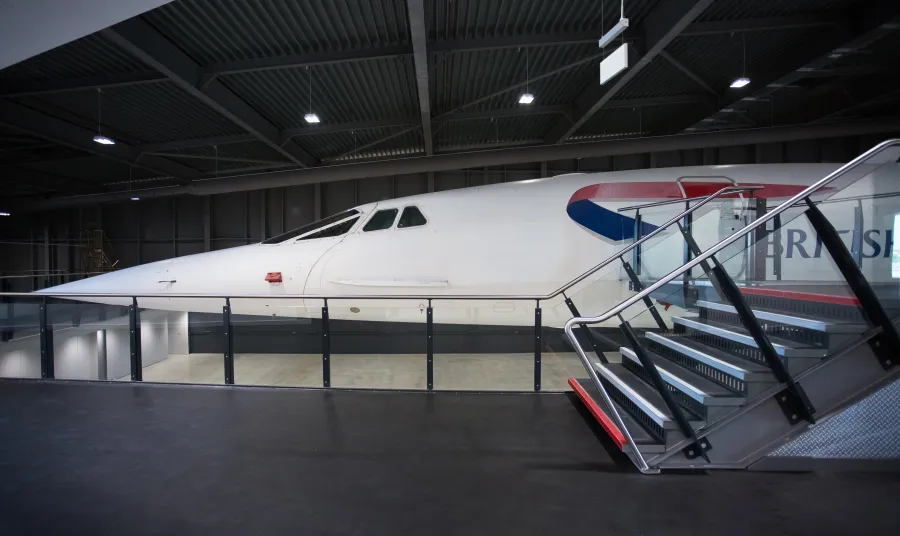 Concorde in its new home