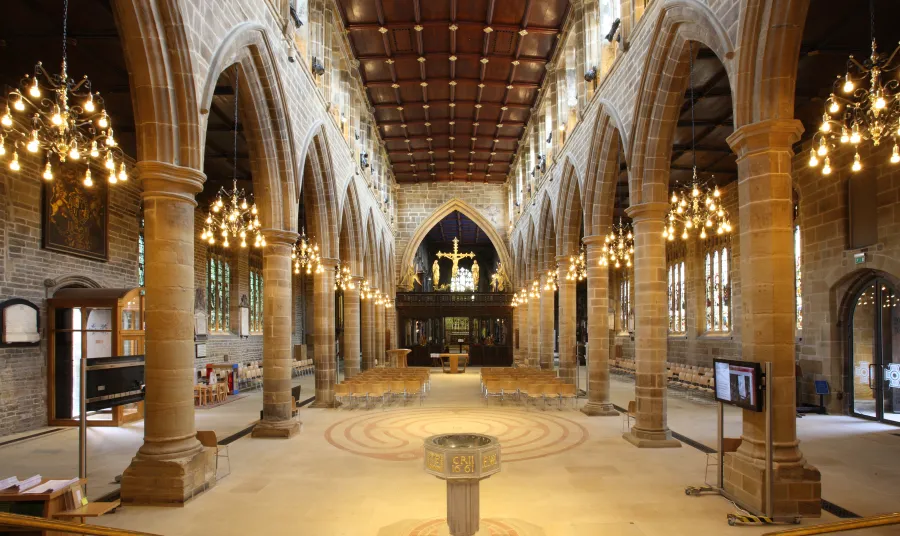 Wakefield Cathedral nave