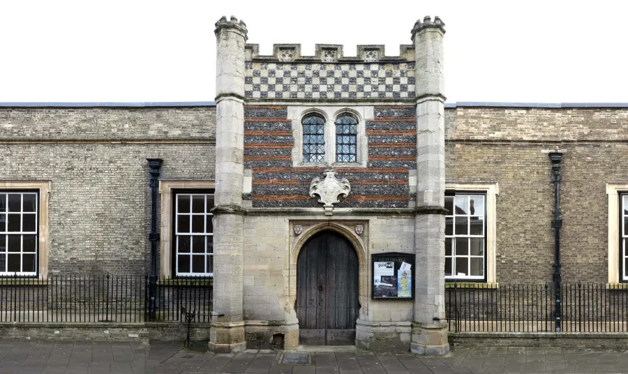 Front elevation on Bury St Edmunds Guildhall