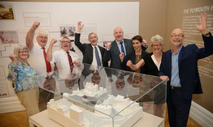 Celebrating green light for new Plymouth heritage hub