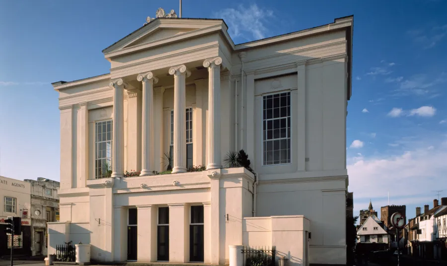 External view of Town Hall Museum and Gallery, St Albans 