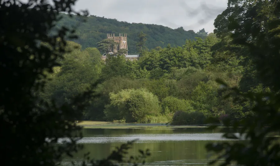The Milton Abbey landscape designed by Capability Brown
