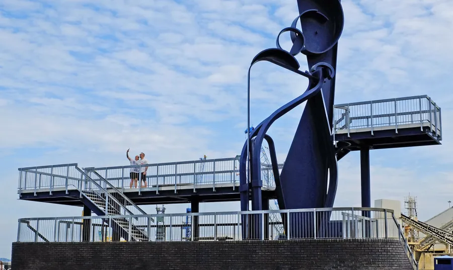Sea Music on Poole seafront has been restored