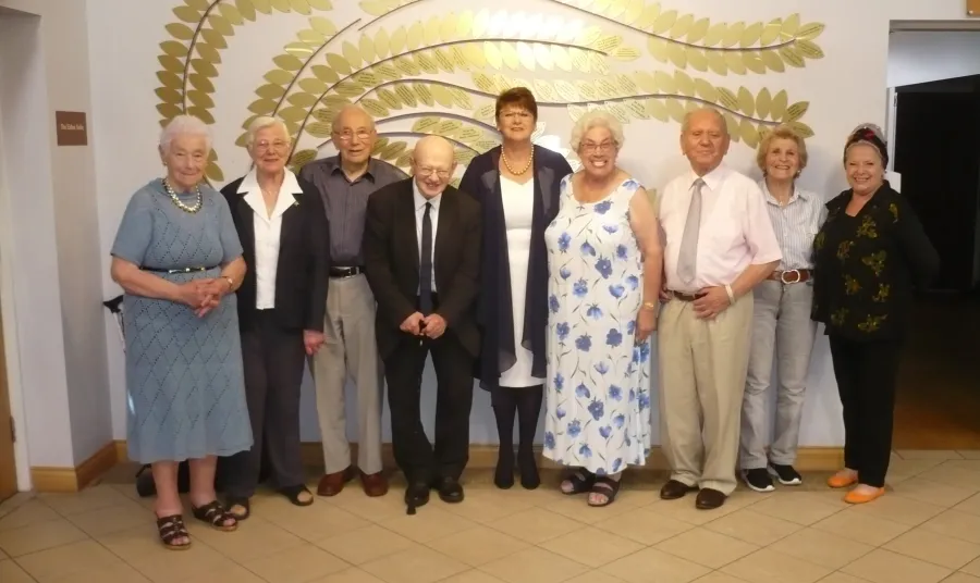 Holocaust survivors and members of the HSFA