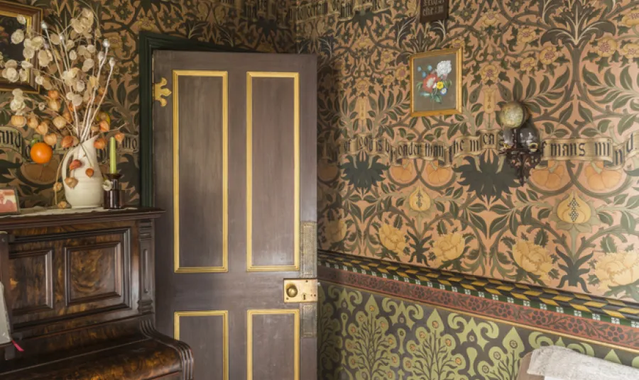 The front room of David Parr House