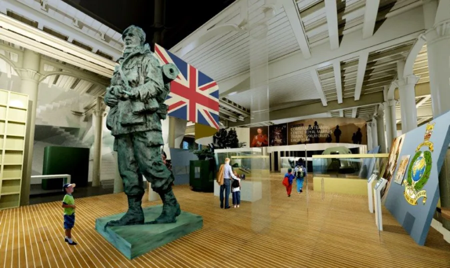 Artist impression of new Royal Marines Museum entrance