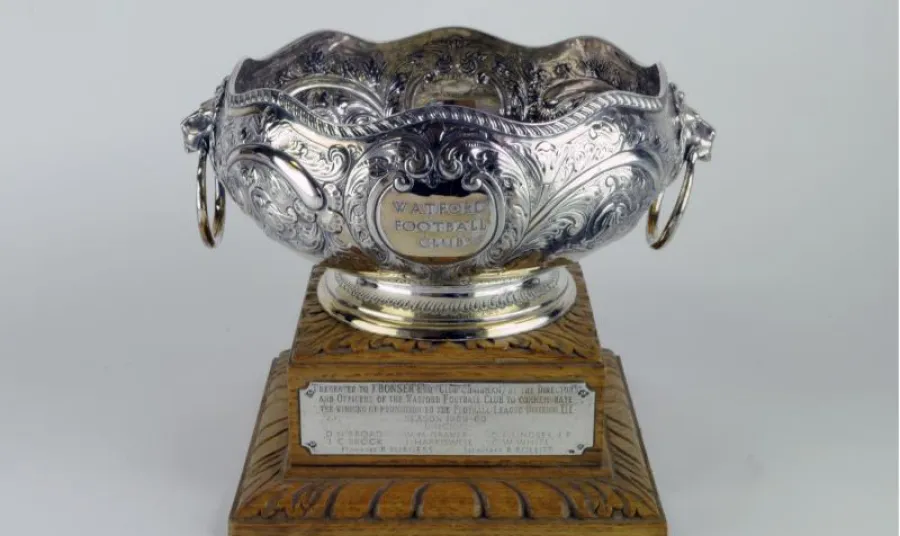 Watford Football Club's first ever trophy