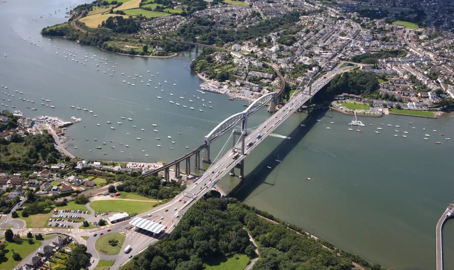The bridges across the Tamar