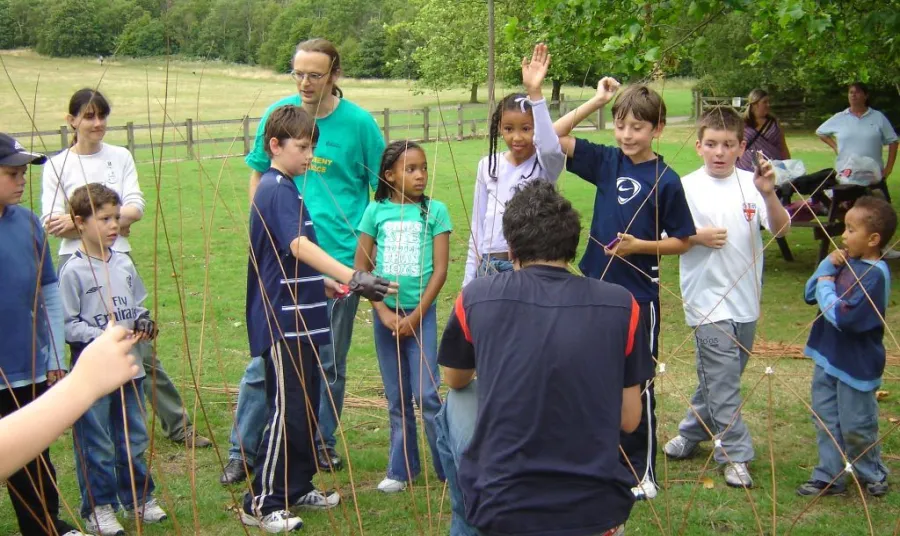 Learning session at Hainault Ancient Forest 