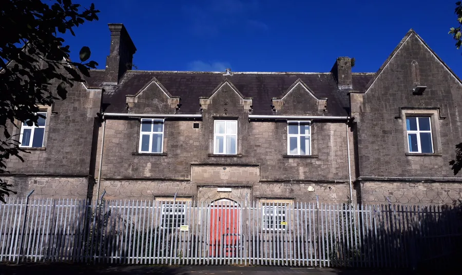 The entrance block to the workhouse