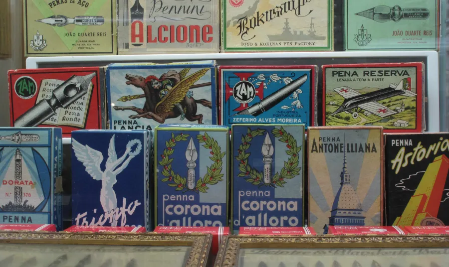 A collection of heritage pen advertisements
