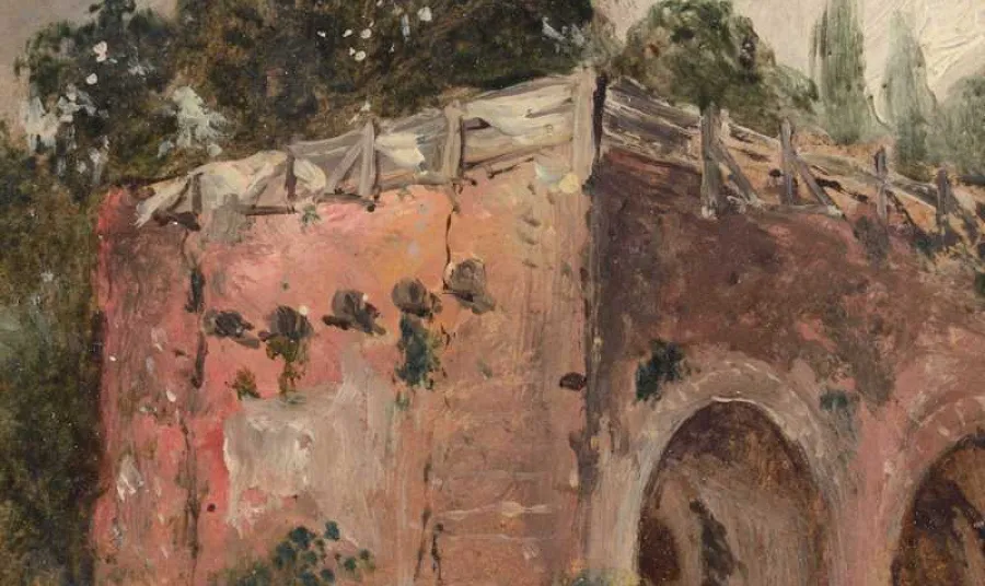 An image of John Constable's A Lime Kiln