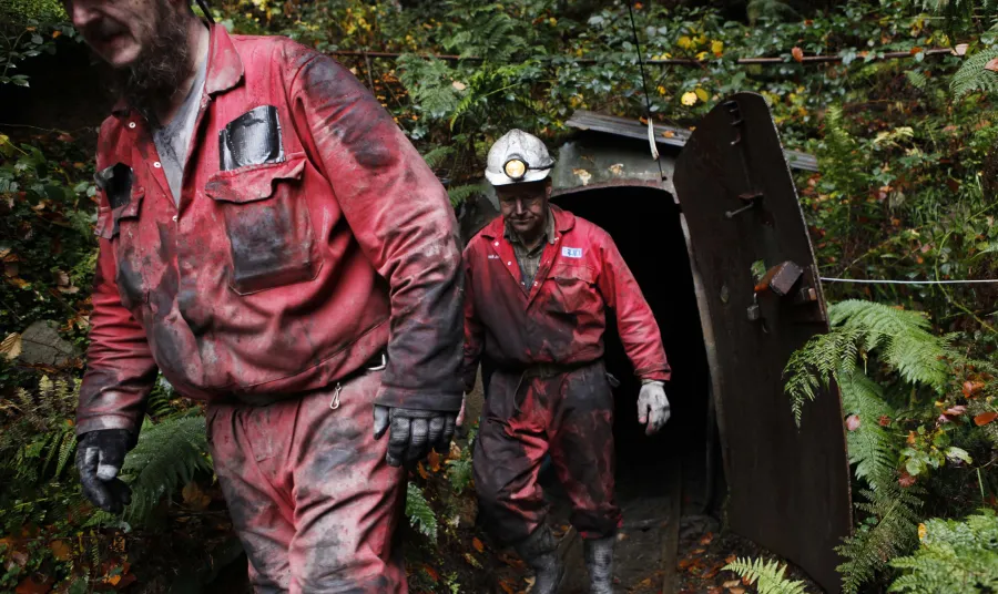 Miners at the Forest of Dean