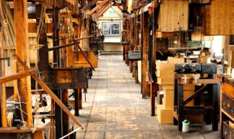 Paradise Mill in Macclesfield which forms part of the 'Weaving Stories, Weaving Sound' project.