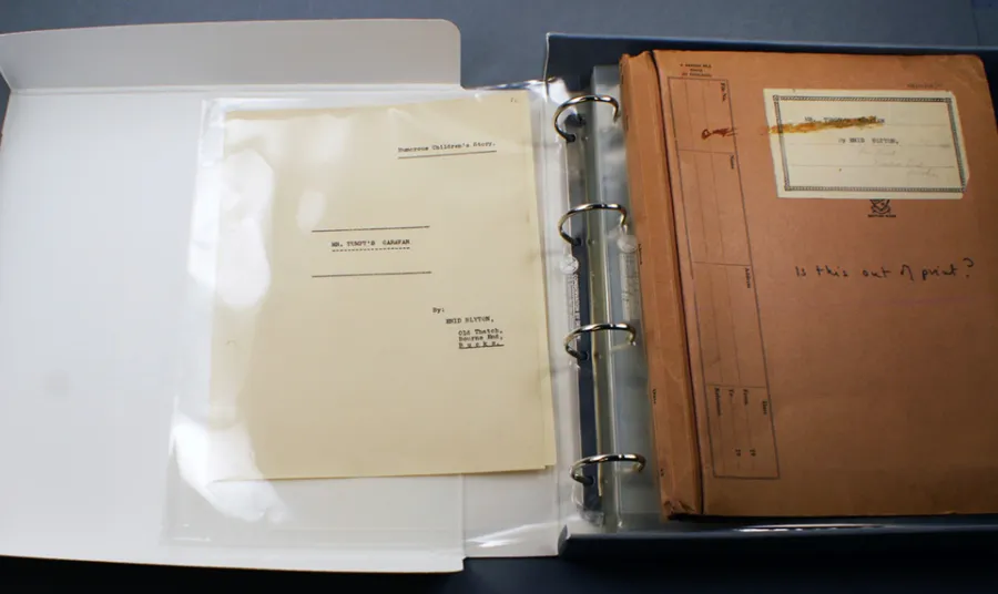 A typescript of 'Mr Trumpy's Caravan'