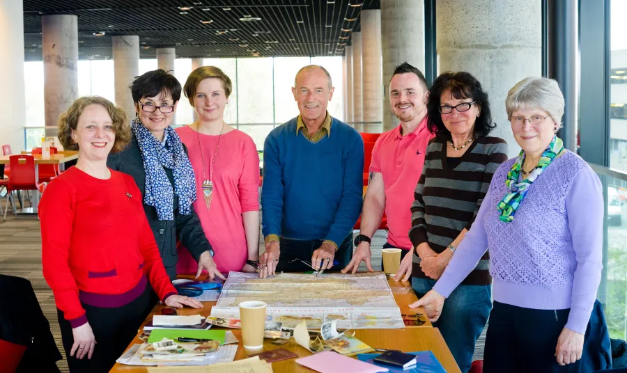 Some of the project team