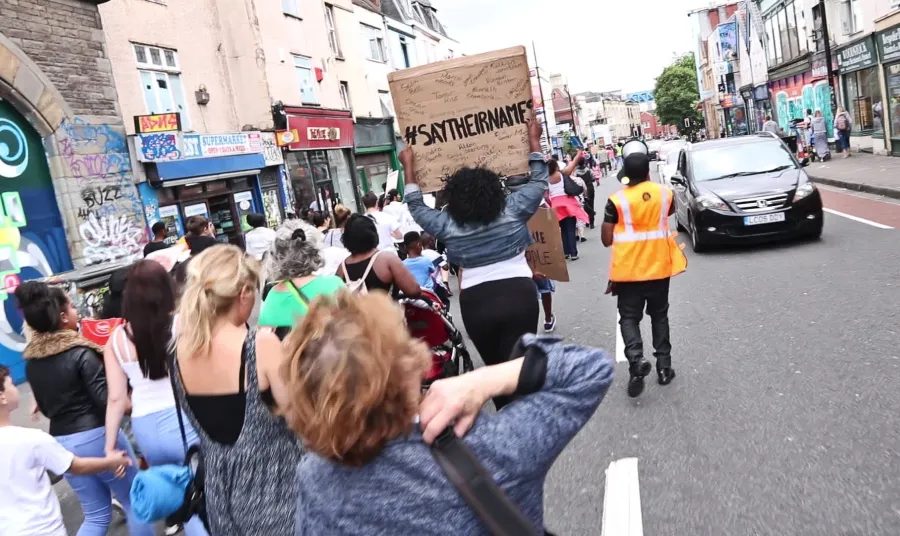 A still from the There IS Black in the Union Jack documentary film