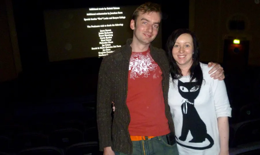 Derek and Louise at the HLF-supported Glasgow Film Theatre