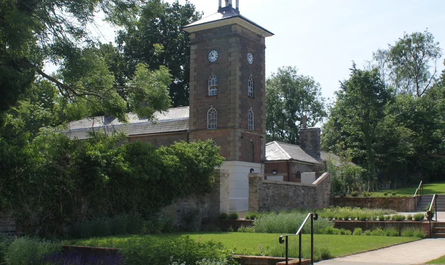 Holywells Park stable block which now houses a new cafe