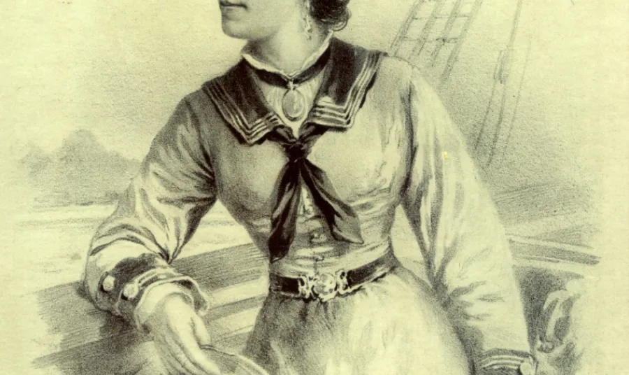 Annie Brassey aboard the Sunbeam c1878