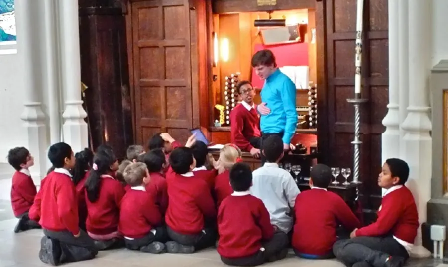 Class lesson at St John's, Hyde Park