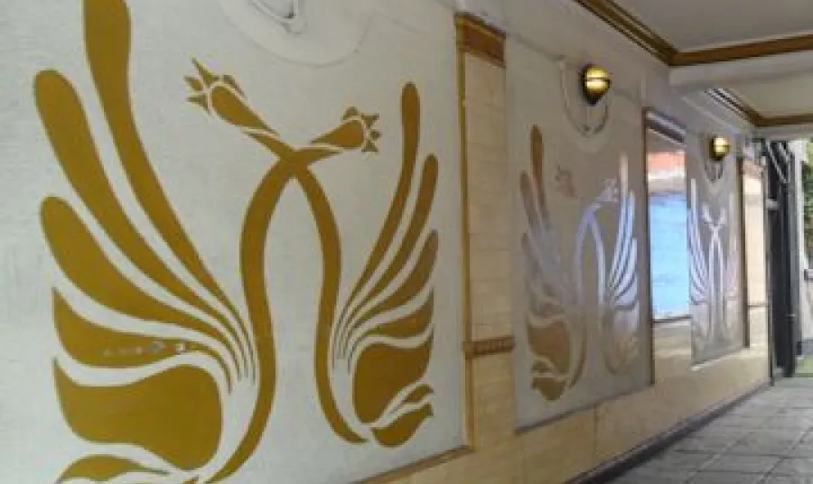 Inside view of the Swan Buildings in Manchester