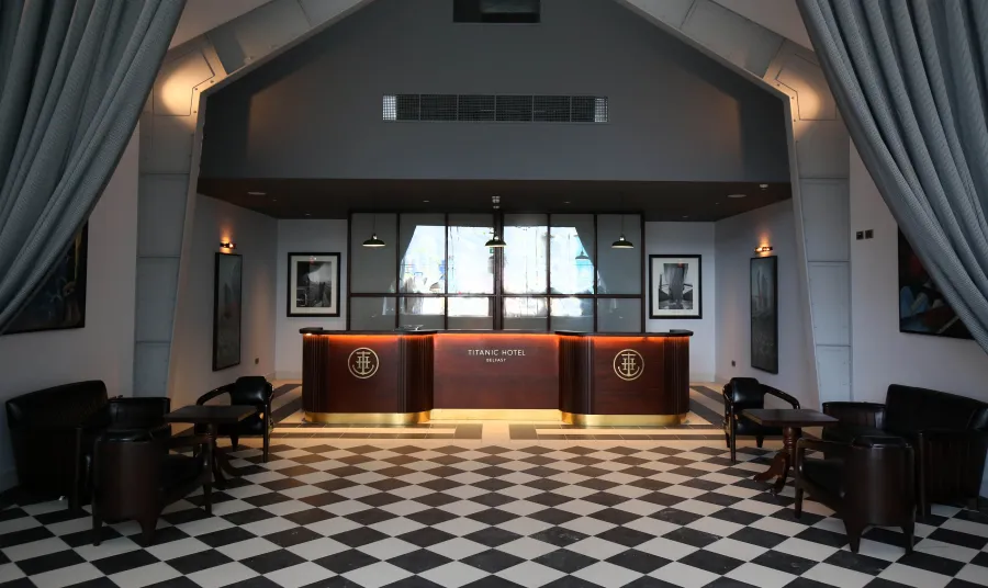 The Titanic Hotel Belfast foyer 