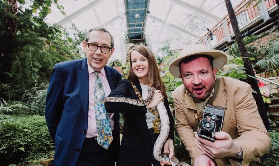 The official re-opening of Belfast City Council’s Tropical Ravine following a £3.8 million refurbishment
