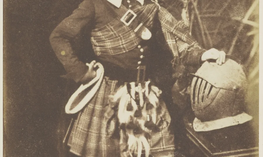 Print from the McKinnon collection, David Octavius Hill and Robert Adamson:  Professor Miller's son, James Miller