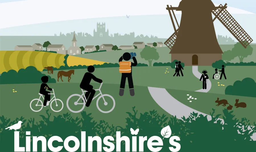 Lincolnshire's Back Garden campaign poster
