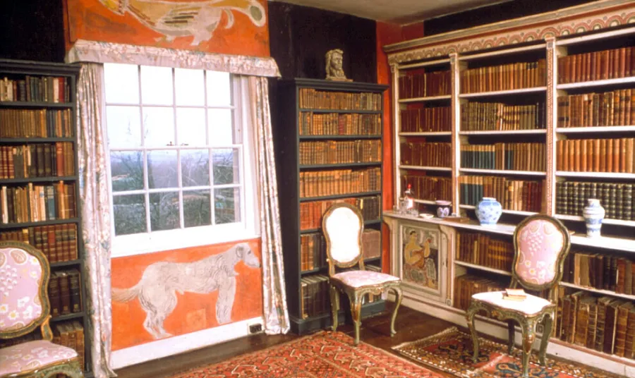 One of the rooms in the farmhouse