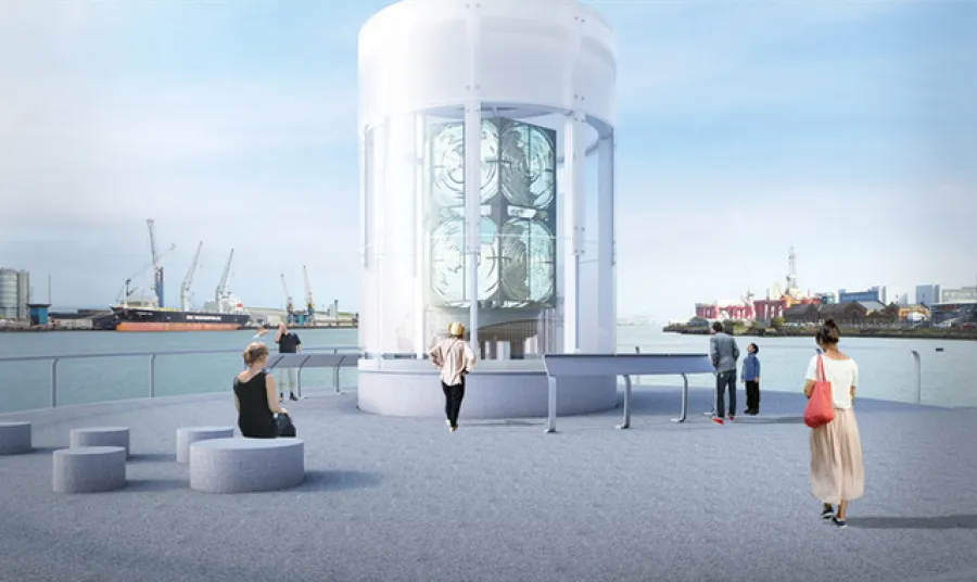 The Mew Island Lighthouse Optic