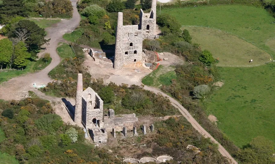 Engine houses, Wheal Peevor tin mine, Redruth