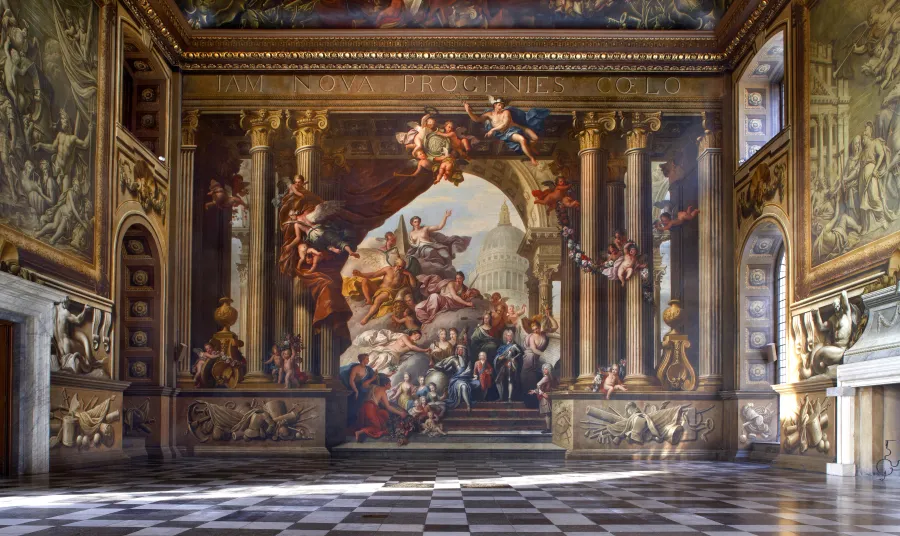 The Painted Hall at Old Royal Naval College, Greenwich