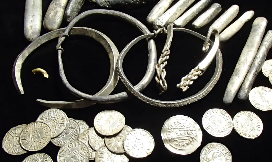 Anglo-Saxon coins, jewellery and ingots
