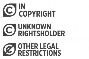 Rights Statements labels: In Copyright, Unknown Rightsholder and Other Legal Restrictions 